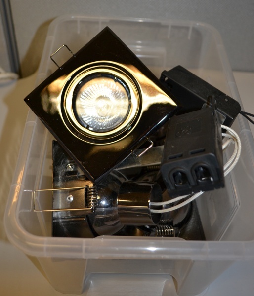 Solgt!Downlights Tellus i sort krom fra - 4 / 5