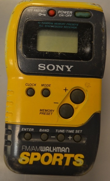 Solgt!Samleobjekt: Sony Walkman Radio - 1 / 3