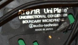 Audio Technica bordmikrofon AT851a med AT8531 Power Module m.m., pent brukt