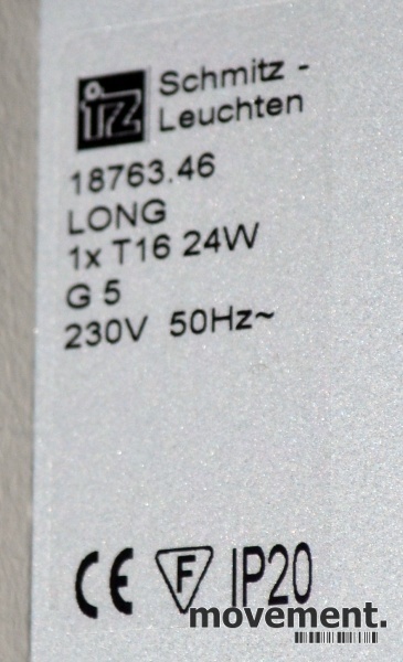 Solgt!Vertikal vegglampe fra Schmitz - 3 / 3