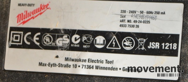 Solgt!Milwaukee byggeplassradio JSR1218, - 6 / 6