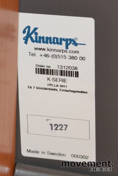 Solgt!Kinnarps Sjalusiskap i kirsebær, - 3 / 3