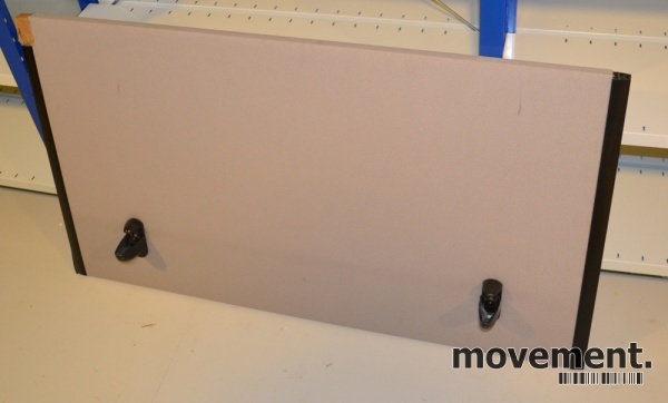 Solgt!Bordskillevegg i grått, 120x66cm, - 2 / 3