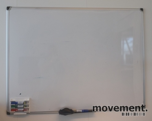 Solgt!Whiteboard, 120x90cm, vegghengt, - 4 / 4