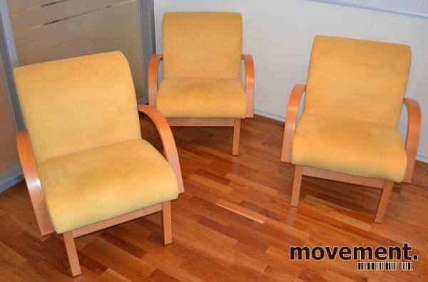 Solgt!Kinnarps loungestoler i gul - 4 / 4