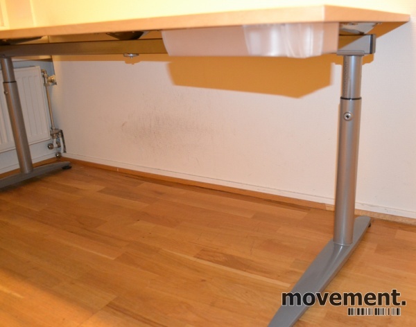 Solgt!EFG Skrivebord i bjerk med magebue - 3 / 3