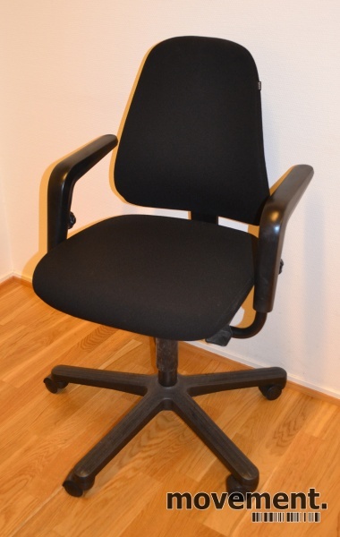 Solgt!Kontorstol: Savo 50 i sort med - 1 / 2