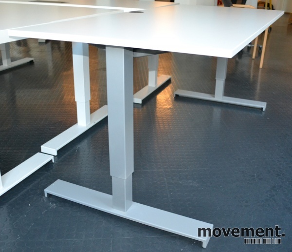 Solgt!Kinnarps skrivebord i hvitt 180x80, - 3 / 3