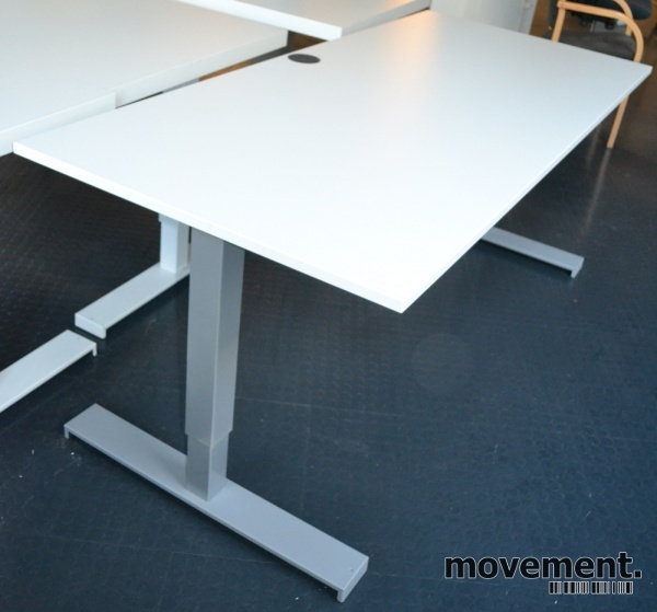 Solgt!Kinnarps skrivebord i hvitt 180x80, - 2 / 3