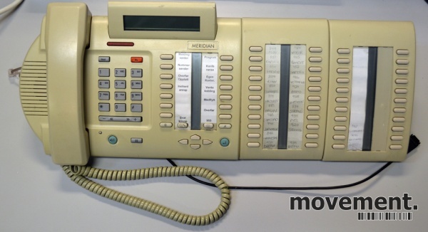 Solgt!Meridian M3820 systemapparat med 2 - 1 / 4