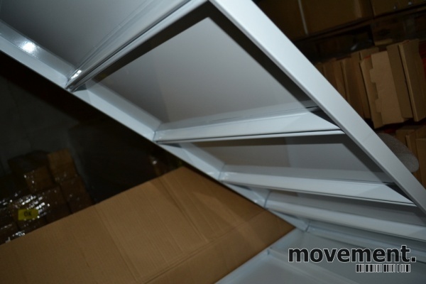 Solgt!Mini pallereol, solid stålhylle med - 3 / 4