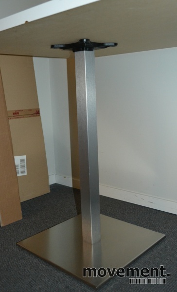 Solgt!Lite møtebord i hvitt 130x70cm, - 2 / 2