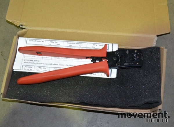 Solgt!Molex krimptang 4A (63811-1100), - 2 / 3