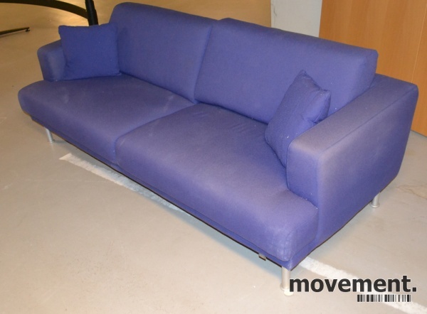 Solgt!Sofa i blålilla, for kontor fra - 2 / 3