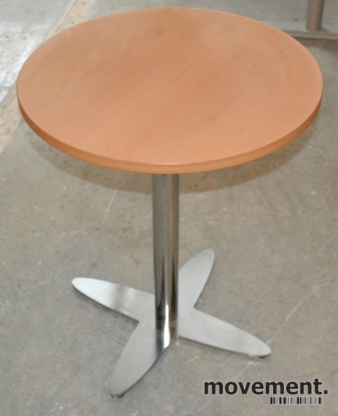 Solgt!Rundt bord i bøk, Ø=60cm H=71cm, - 1 / 2