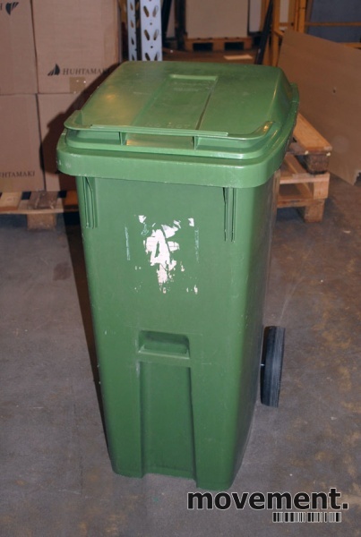 Solgt!Stor søppelkasse på hjul / - 10 / 10
