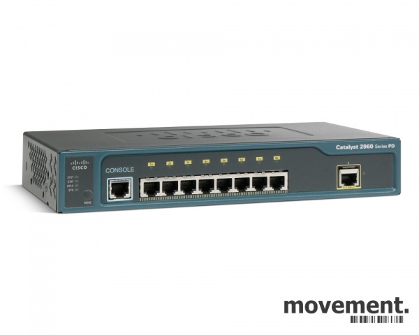 Solgt!Cisco Catalyst WS-C2960PD-8TT-L,