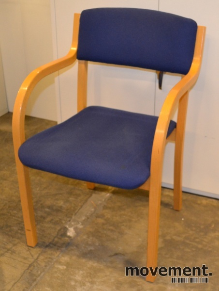Solgt!Stablestol / konferansestol i bøk / - 1 / 3