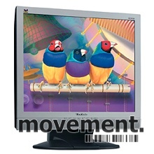 Solgt!ViewSonic 19toms flatskjerm til PC,