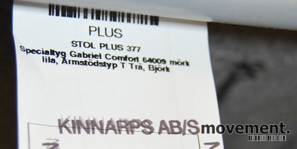 Solgt!Kinnarps modell Plus 377 T - 5 / 5