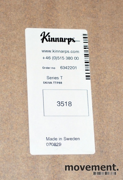 Solgt!Kinnarps T-serie bordplate i bjerk - 2 / 2