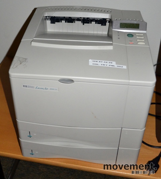 Solgt!HP Laserjet 4000TN sort/hvitt - 1 / 2