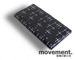 Lommebok: Charles & Ray Eames - Dots Black Slim Leather Wallet, NY/UBRUKT