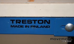 Treston arbeidsbenk / verkstedbenk på hjul, 70x50 cm, pent brukt