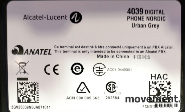 Solgt!Telefonapparat for sentral: Alcatel - 3 / 3