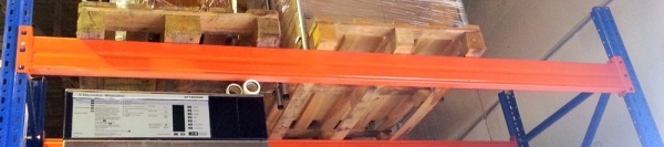 Solgt!Bærejern til pallereol, 3 pallers - 1 / 3