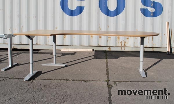 Solgt!Edsbyn buet skrivebord i bjerk, - 4 / 4