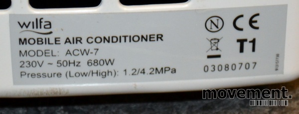 Solgt!Wilfa Aircondition ACW-7 med - 3 / 5