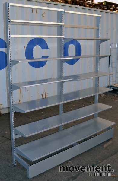 Solgt!Butikkinnredning: L-fot butikkhylle - 2 / 3