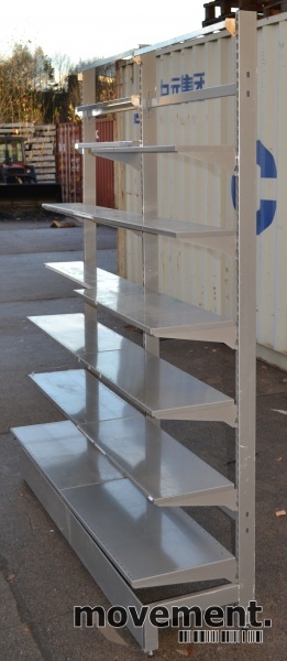 Solgt!Butikkinnredning: L-fot butikkhylle - 3 / 3