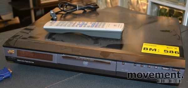 Solgt!JVC DR-M10 DVD-opptaker i sort,