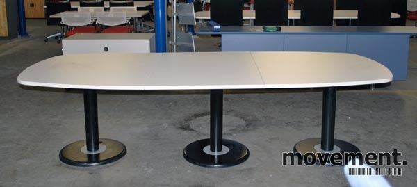Solgt!Moderne møtebord i hvitt, - 2 / 6
