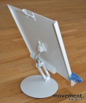 Manuskriptholder / konseptholder A4 fra Luxo, bordmodell med fot, pent brukt