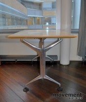 Oken kompakt møtebord / rektanguært skrivebord i bjerk, 120x80 cm, pent brukt
