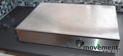 Varmeplate VH1 i rustfritt stål fra Elektrotermo Storkök, Sverige, pent brukt