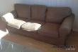 Solgt!Ikea Ektorp sofa 3seter, brunt - 1 / 2