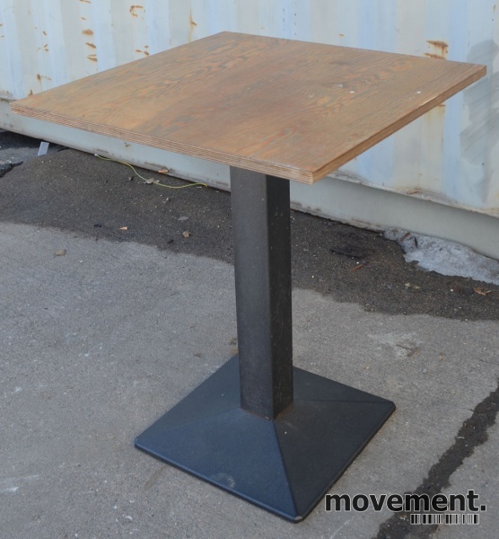 Solgt!Kafebord 60x60cm, plater i tre,