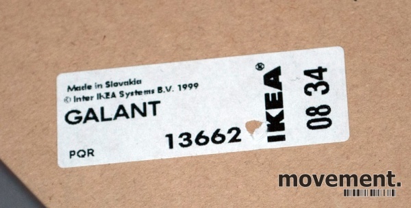 Solgt!IKEA Galant skrivebord i mørkt - 2 / 4