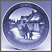 Solgt!Royal Copenhagen juleplatter - 3 / 13