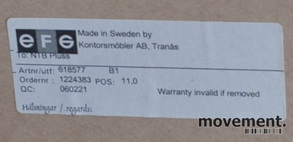 Solgt!EFG rundt loungebord i bjerk med 3 - 4 / 4