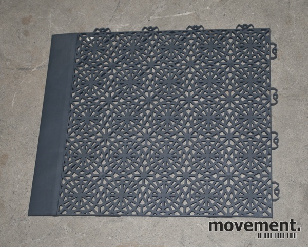 Solgt!Bergo XL Graphite Grey plastfliser - 2 / 4
