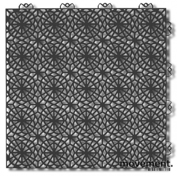 Solgt!Bergo XL Graphite Grey plastfliser - 1 / 4