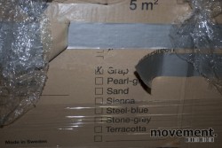 Bergo XL Graphite Grey plastfliser / garasjegulv, ca 90 kvm selges samlet, pent brukt