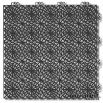 Bergo XL Graphite Grey plastfliser / garasjegulv, ca 90 kvm selges samlet, pent brukt