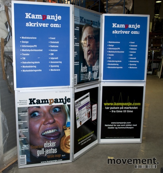 Solgt!Messevegg / expo wall / - 2 / 4