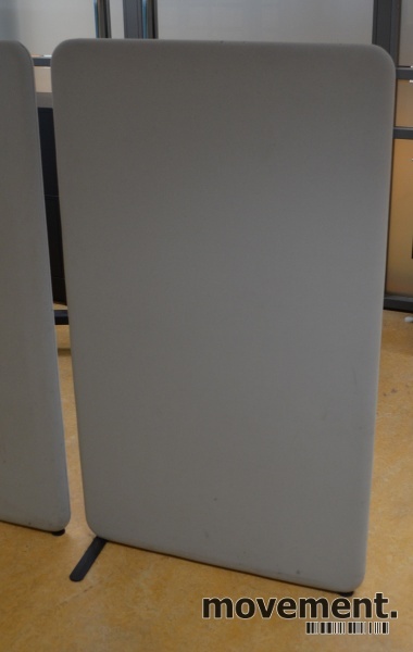 Solgt!Skillevegg for kontor i grått, - 1 / 2